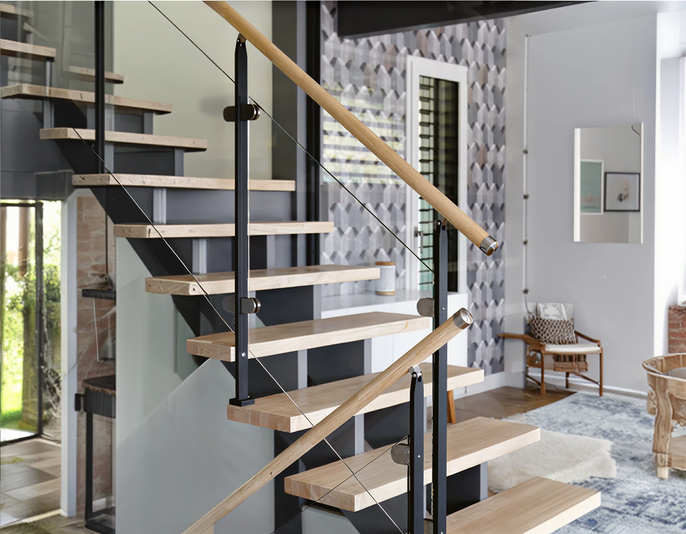 Escalier Hampten vue 2